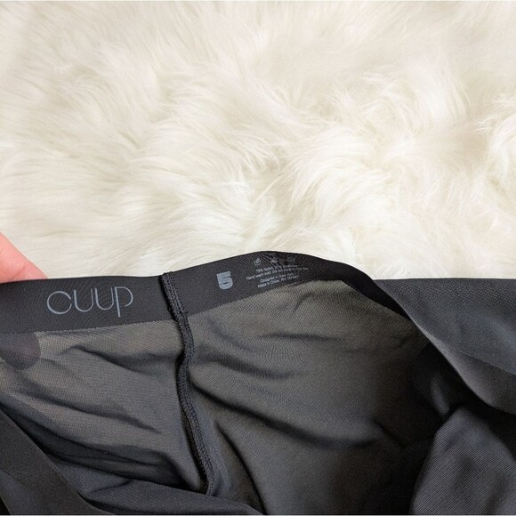 CUUP Black High-Waisted Women's Briefs Mesh Size 5 / XL - Picture 3 of 4